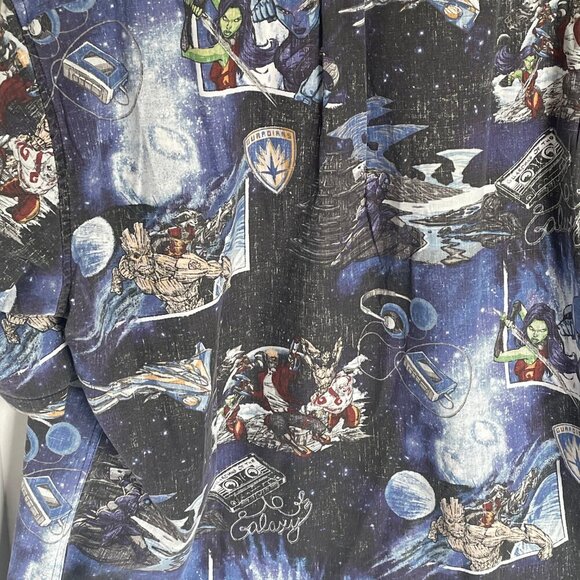 Reyn Spooner Guardians of the Galaxy Men’s Large Short Sleeve Classic Fit Shirt - Picture 8 of 10